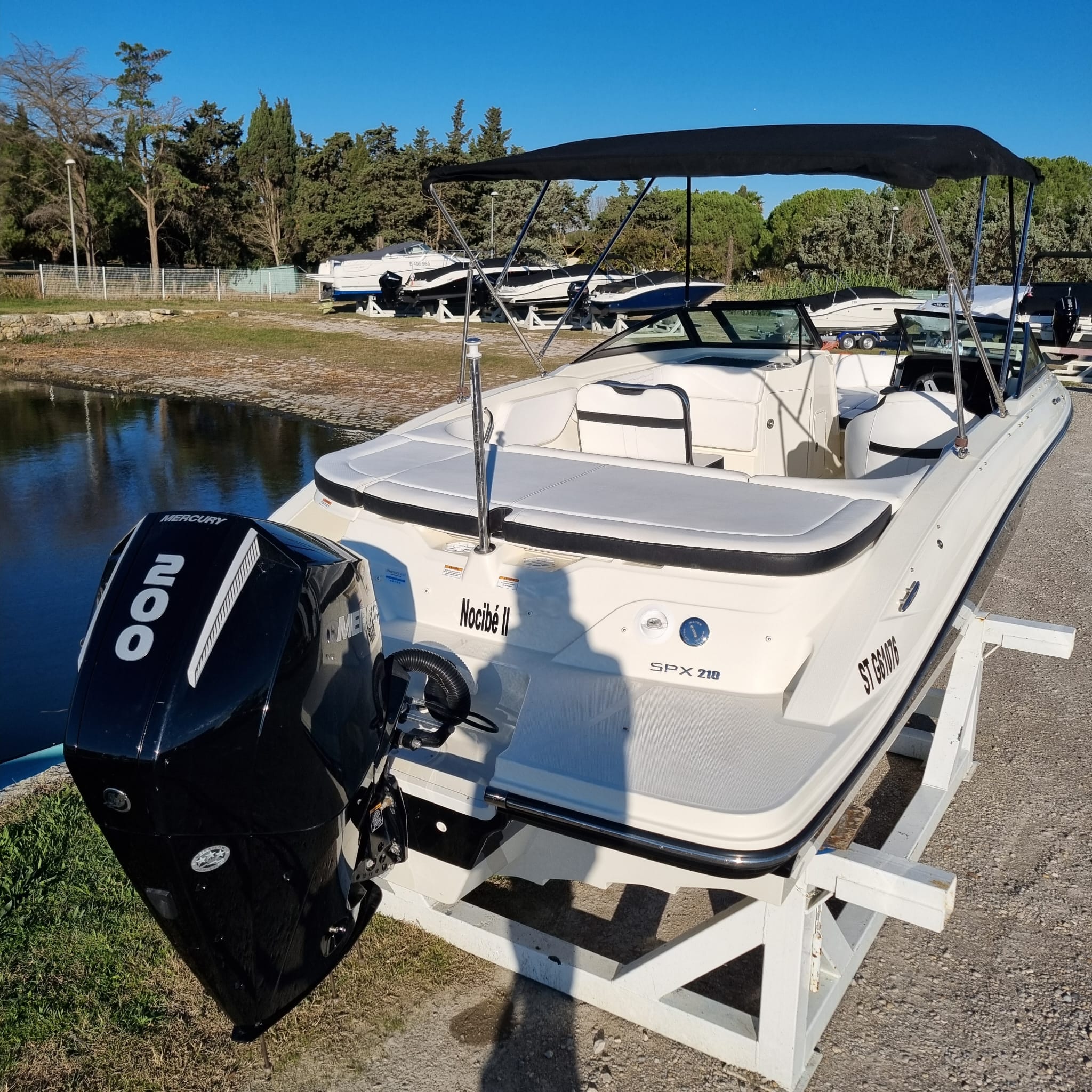 Photo Sea ray - spx 210 hors bord